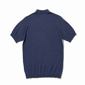 ★定価47,300円・新品未使用★ ジョンスメドレー REID レイド 最高級シーアイランドコットン ニットポロシャツ フレンチネイビー Sサイズ