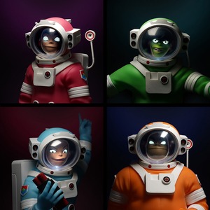 Gorillaz: Spacesuit Set 12"