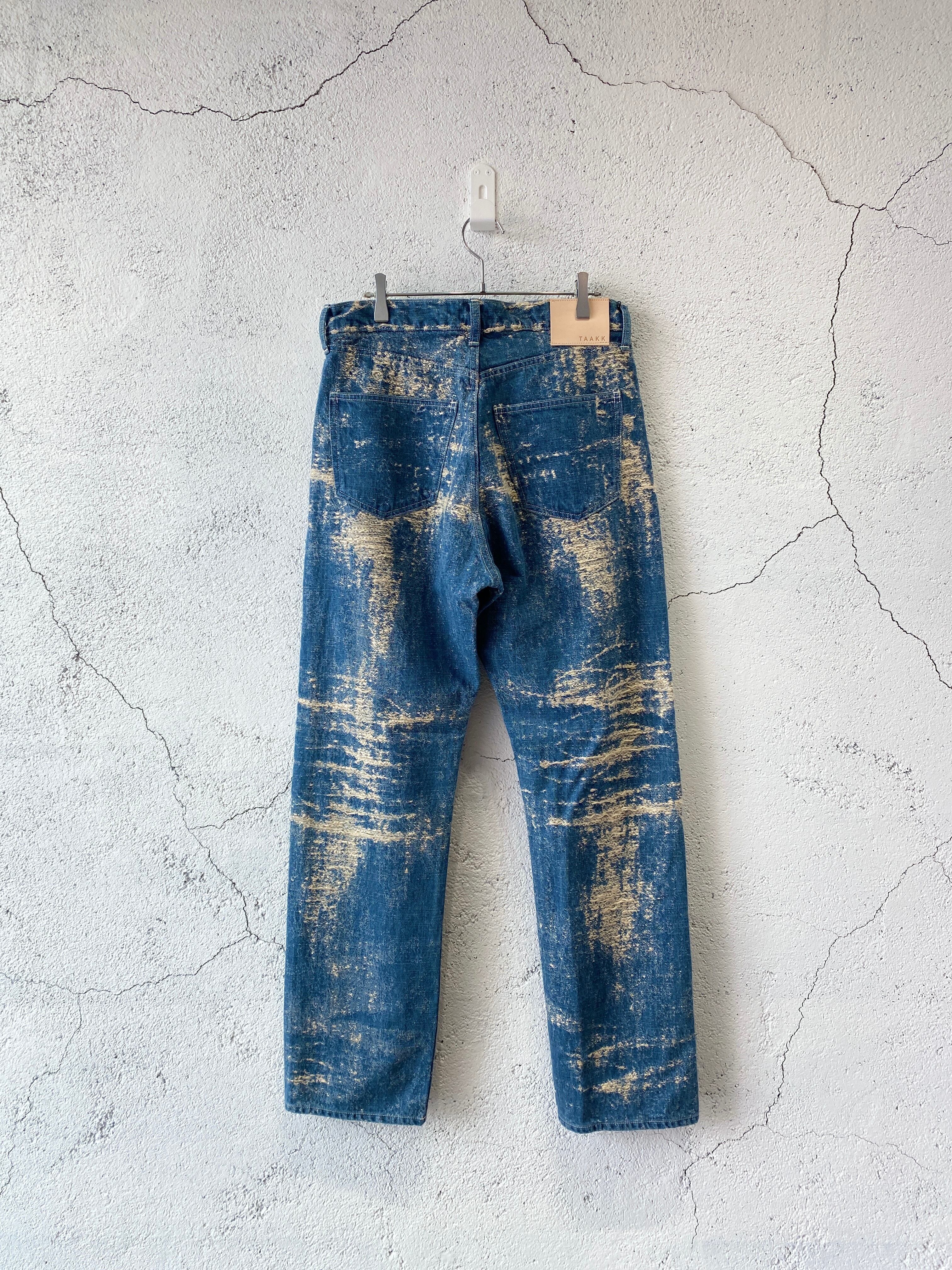 TAAKK / REGULAR DENIM PANTS / INDIGO BREACH | ふぁいん