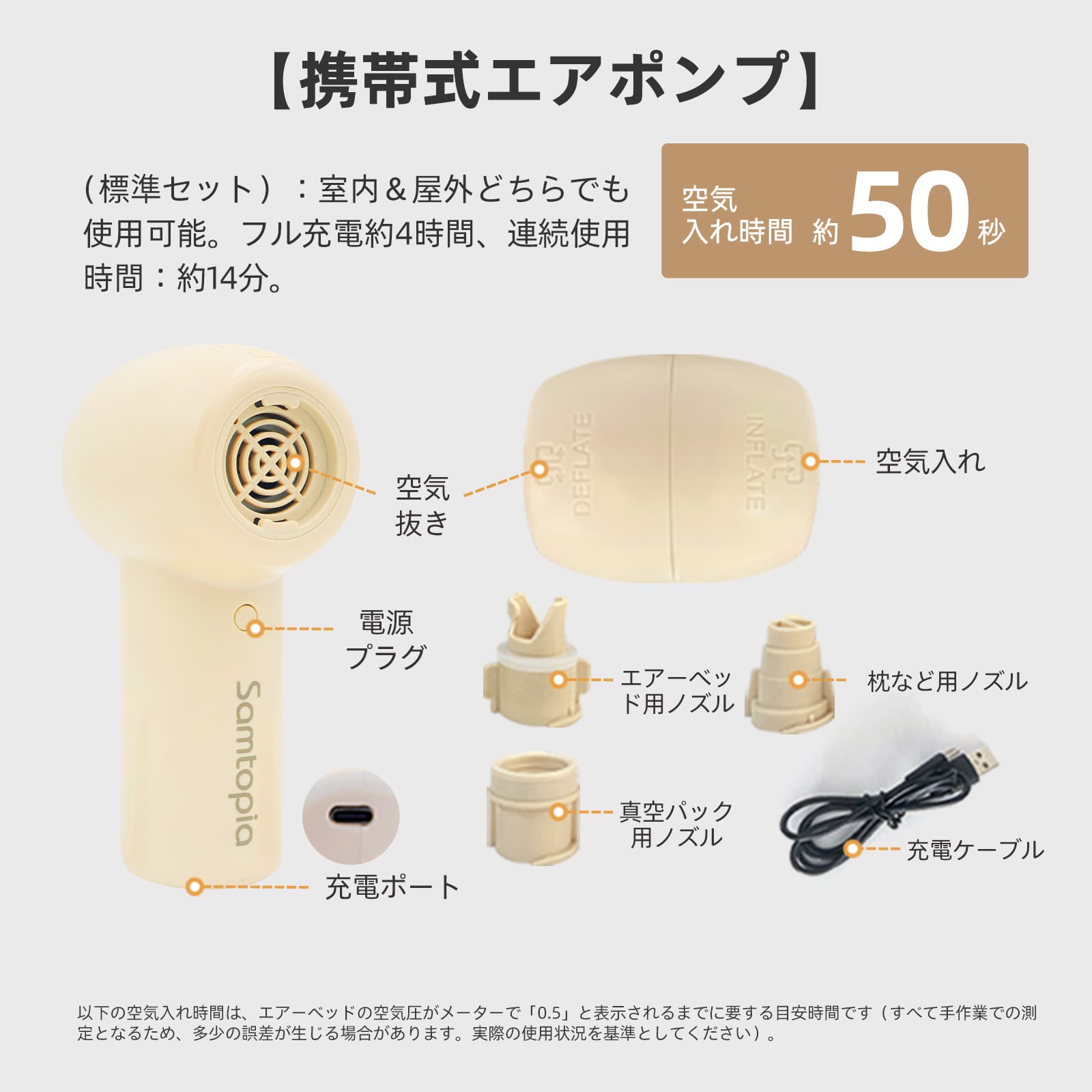 samtopia コット キャンプ エアーベッド一体型コット アウトドアベッド