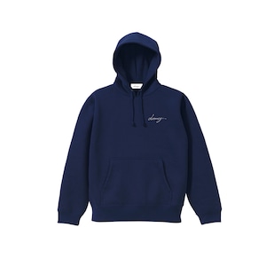 drowsy.. drowsy..LOGO EMBROIDERY HOODIE / 25AW / NV