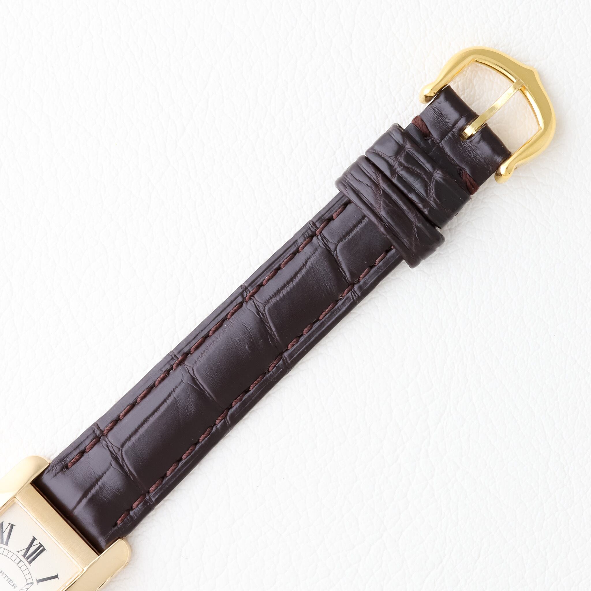 Cartier(カルティエ）タンクアメリカンベルト、レザーベルト 【公式通販】