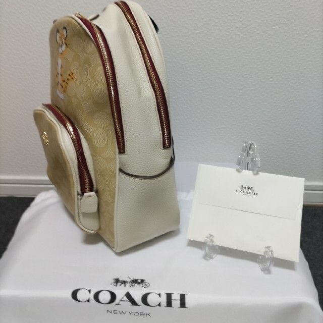 コーチ　COACH リュック 鞄 新品未使用　虎　動物　コラボ　C7317