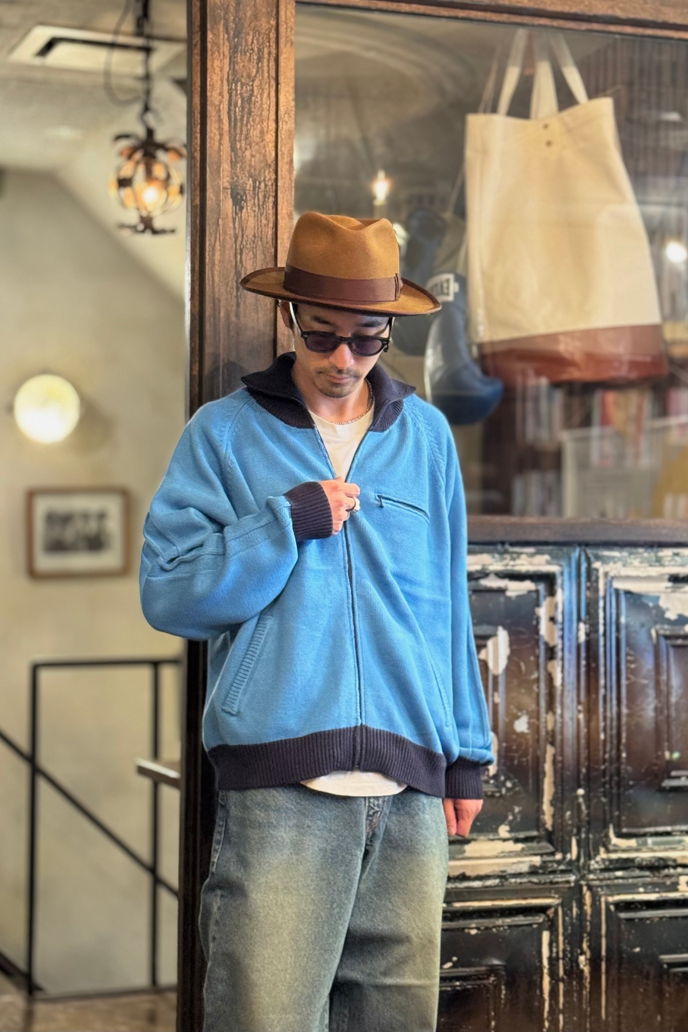 ANACHRONORM/アナクロノーム BICOLOR DRIVERS KNIT AN394 | MAMBO