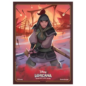 【新品未開封】ディズニー・ロルカナ・ＴＣＧ　日本語版　公式カードスリーブ ｢ムーラン 訓練中の兵士｣