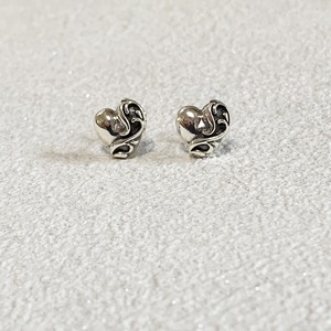 Heart earring【silver925】1014