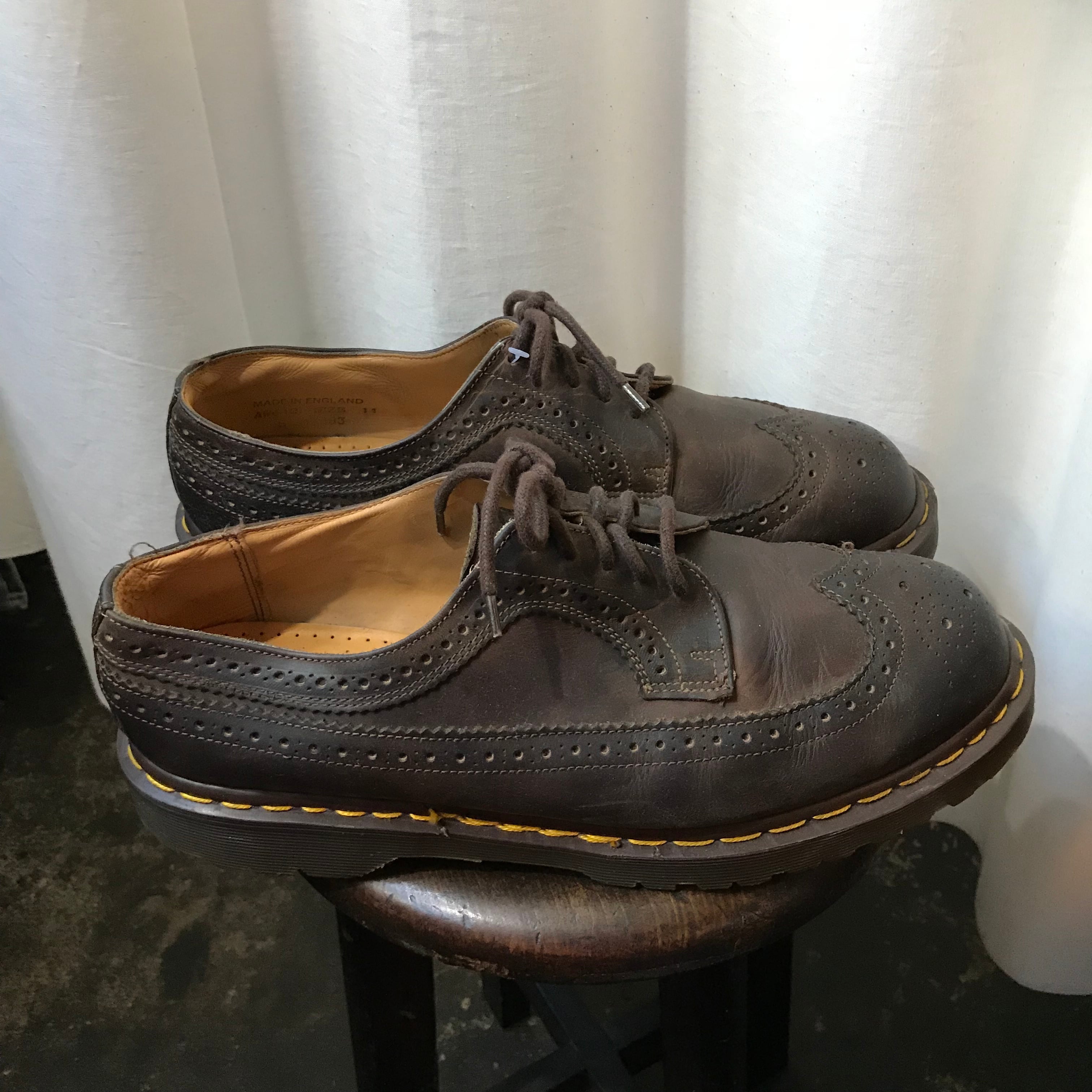 英国製Dr.Martens BEAMS別注ウィングチップトリコロール28マーチン 英国製Dr.Martens BEAMS別注ウィングチップトリコロール28