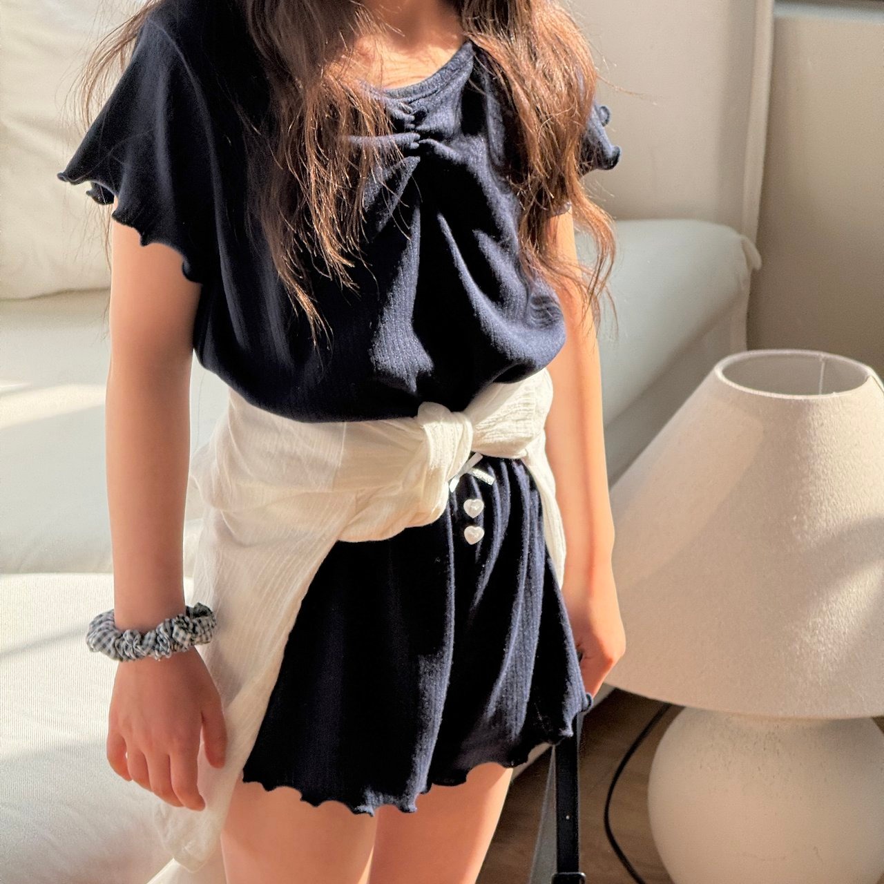 [ninibello] Mellow Eyelet Tee / [니니벨로] 멜로우아일렛티