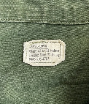 Vintage 60s Jungle Fatigue Jacket -OG-107 Class 1 / L,L-