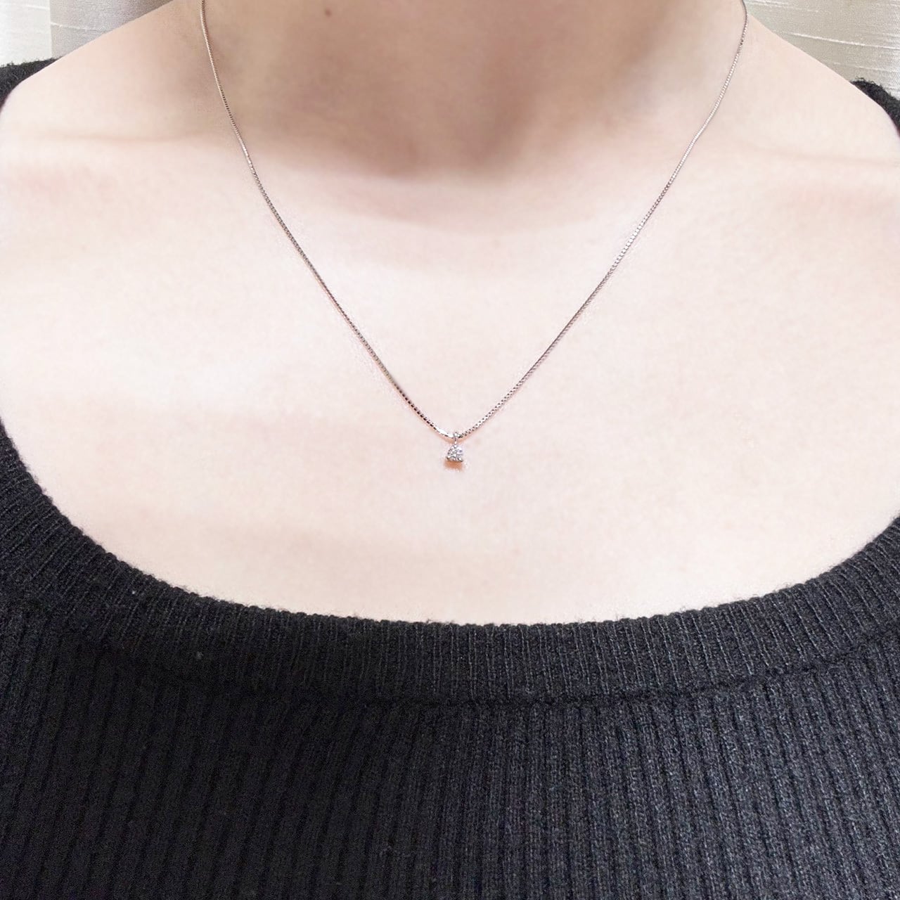 Pt900/Pt850 0.08ct ダイヤモンドネックレス | カオキ | 日本最大級の