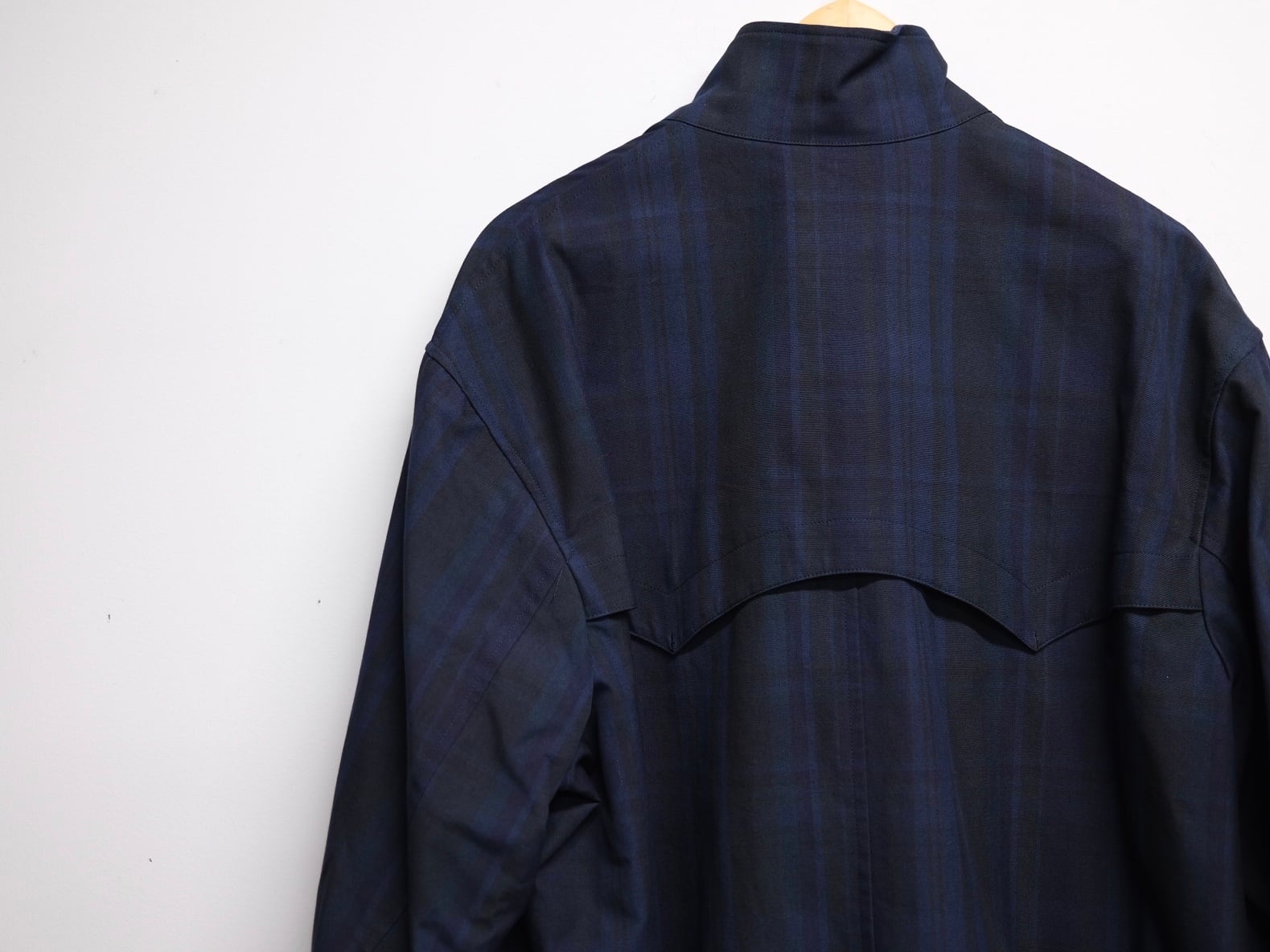 CIOTA” CIOTA × J.PRESS Madras Golf Jacket Navy” | Lapel online store