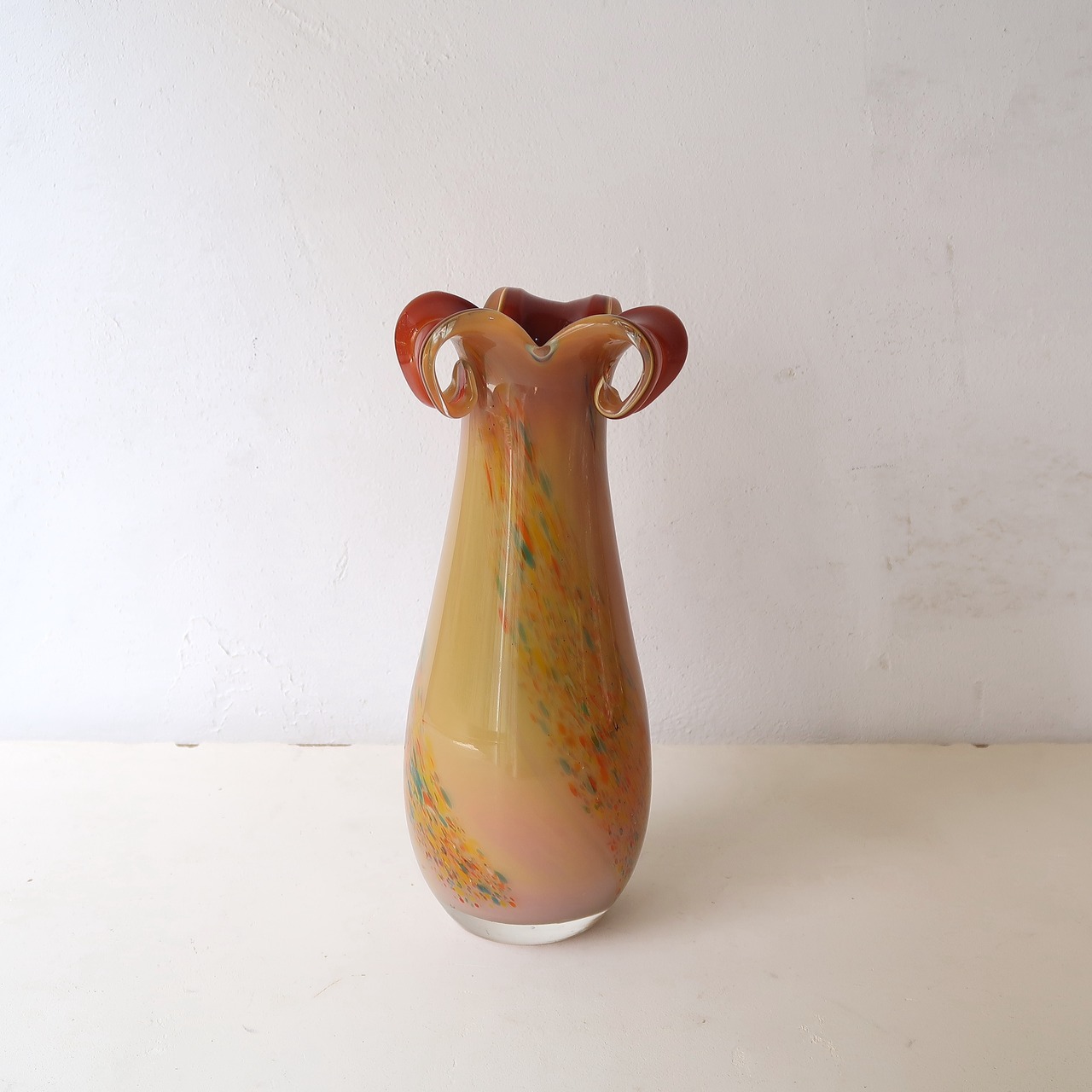 テラコッタマーブルの花瓶