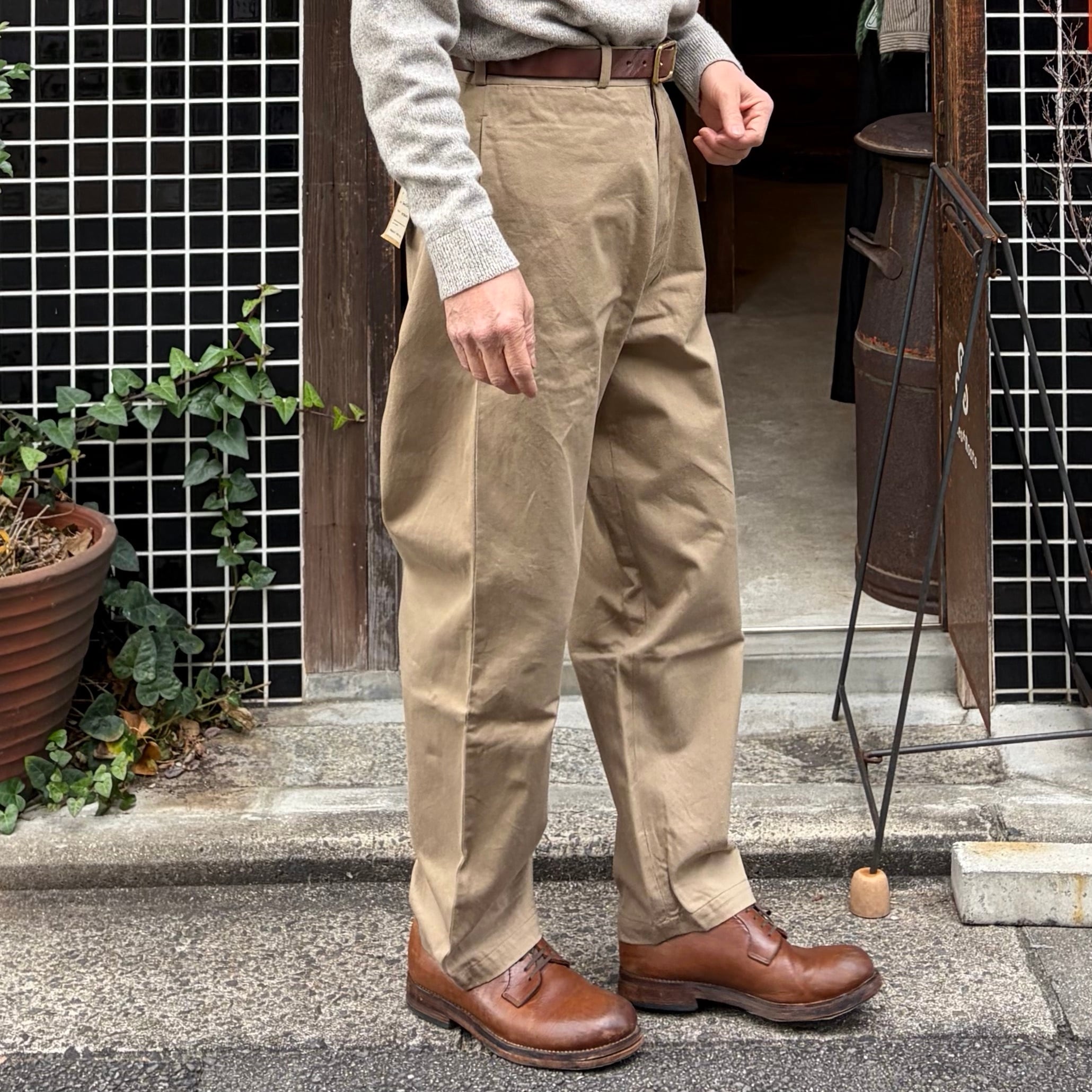 YAECA/ヤエカ Men's CHINO PANTS WIDE TAPERED /メンズ チノパンツ