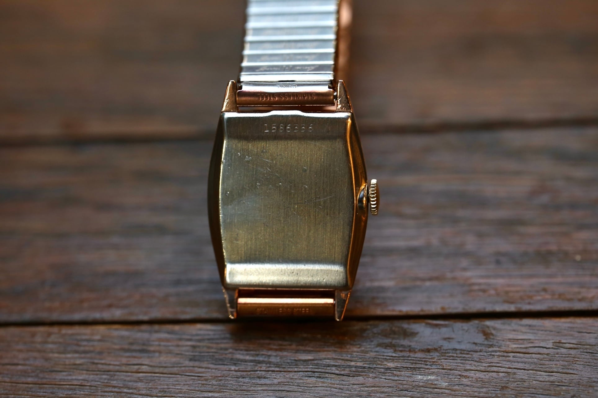 BULOVA】 1941 『オルダーマン』 トノーケース アラビア数字 手巻き