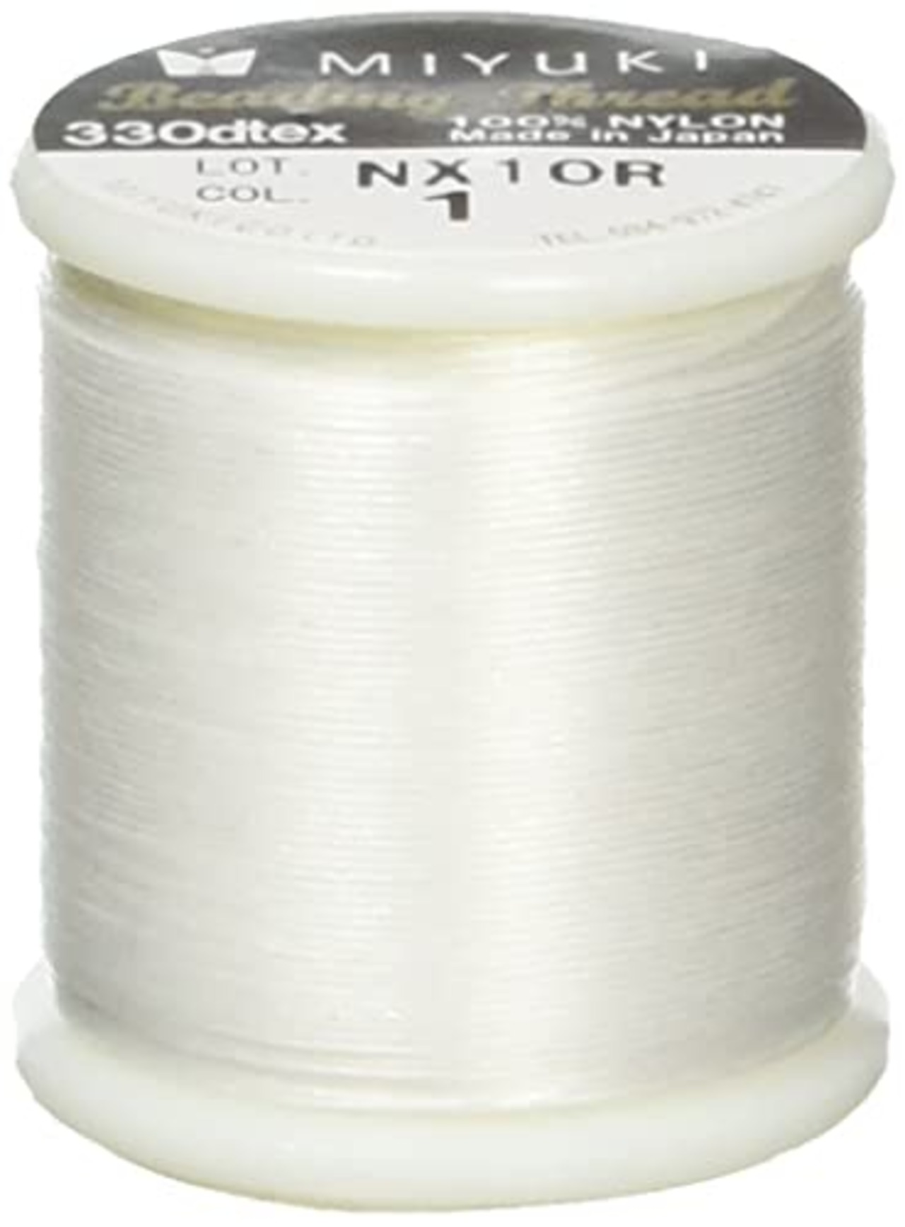 MIYUKI ビーズステッチ糸 #40/50m巻 白 K4570/1