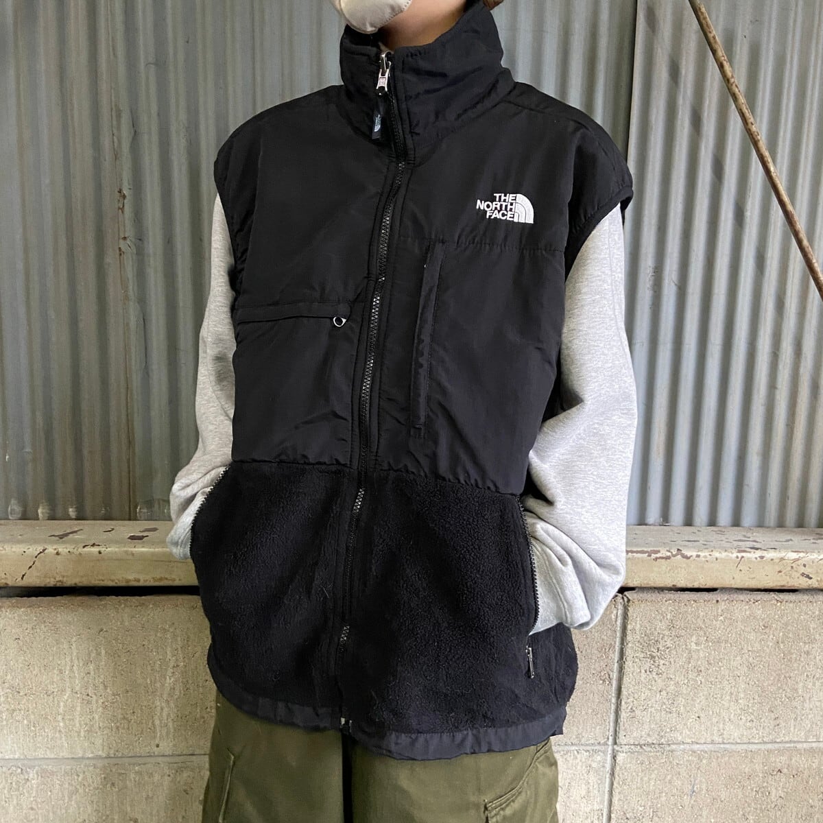 THE NORTH FACE ザ ノースフェイス デナリベスト メンズS 古着 