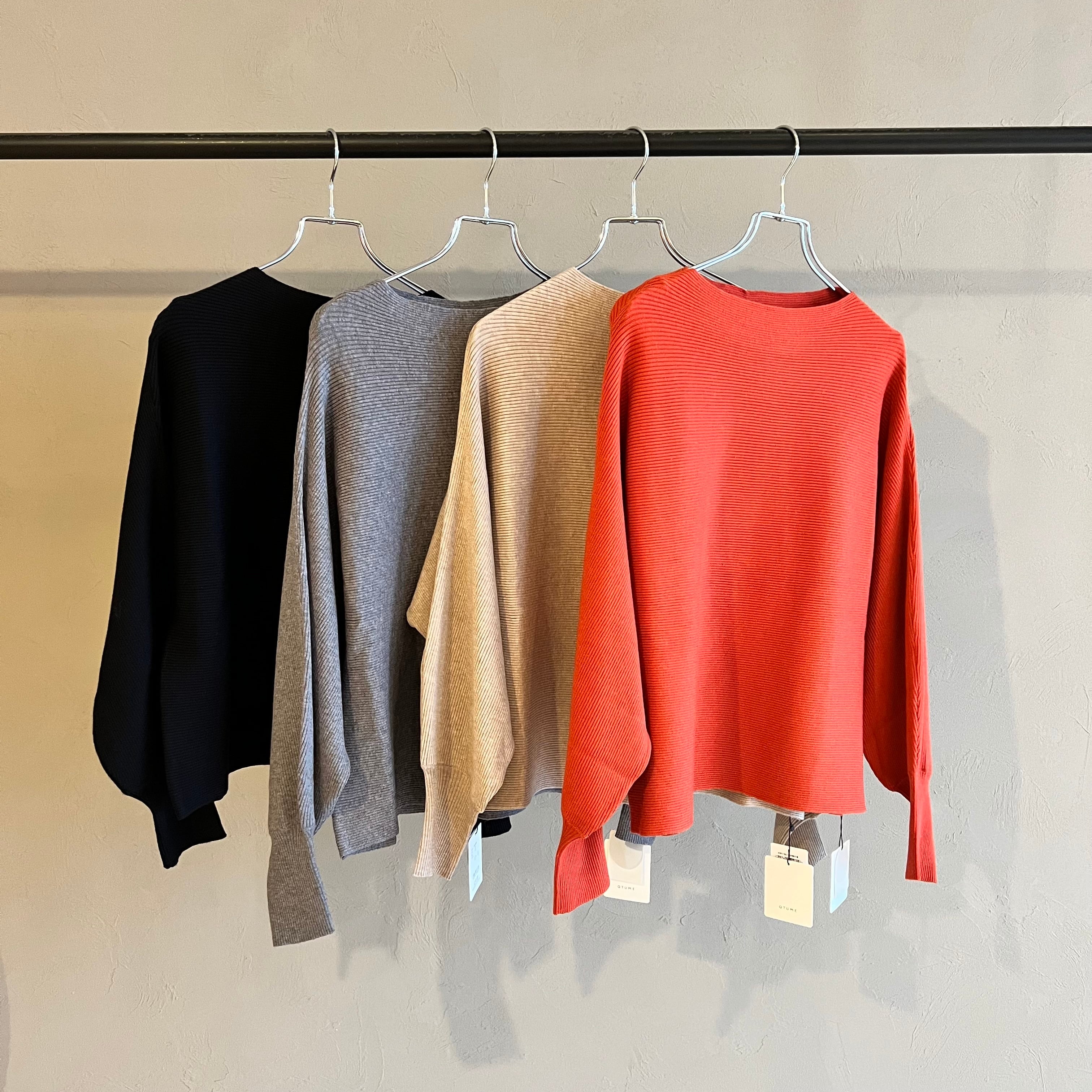 QTUME】ハイゲージドルマンニット | valance 福井｜レディース