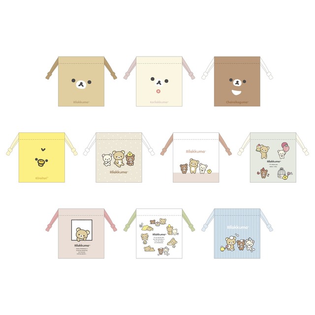 【ロット販売】【10入】リラックマトレーディングミニ巾着 単品10個（TD）(5257605)