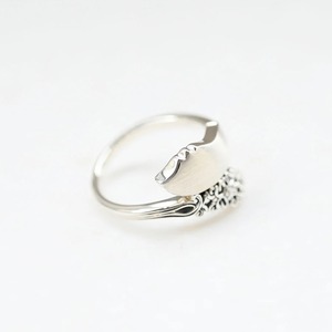 ROKUZAN silver ring “Butter Knife”