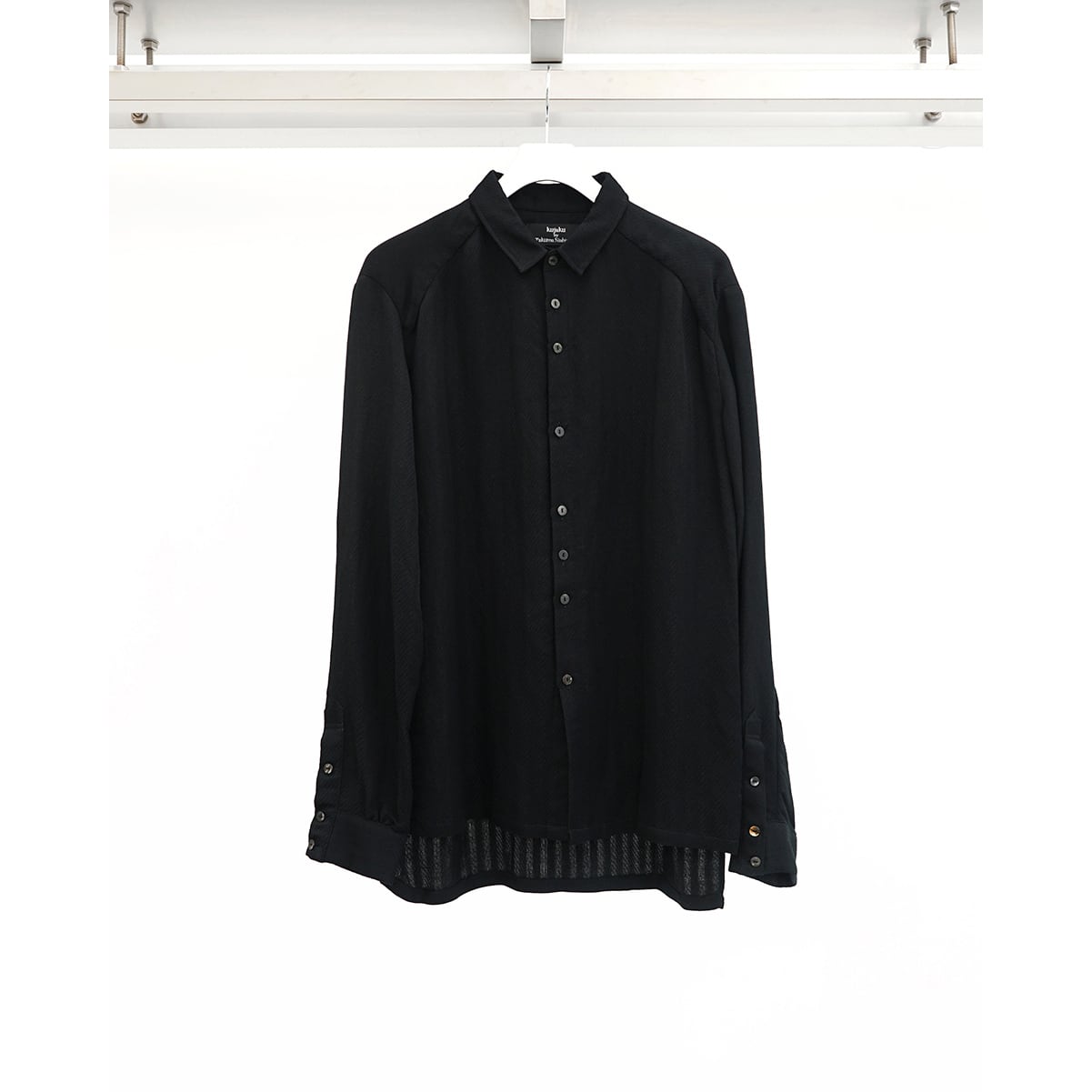 kujaku] (クジャク) S-207 Wave Twill High-Low Shirt | Clique Tokyo