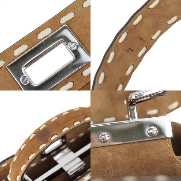 Used FENDI フェンディ ピーカブー ミニ セレリア スエード レザー