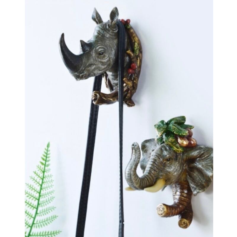 ウォールフック アニマル 壁掛けフック ヴィンテージ 馬 鹿 動物 欧風