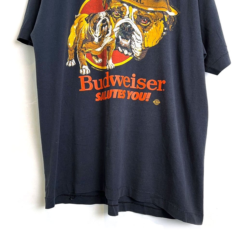 USMC × Budweiser] Vintage Budweiser Print T-shirt [1987s] Vintage