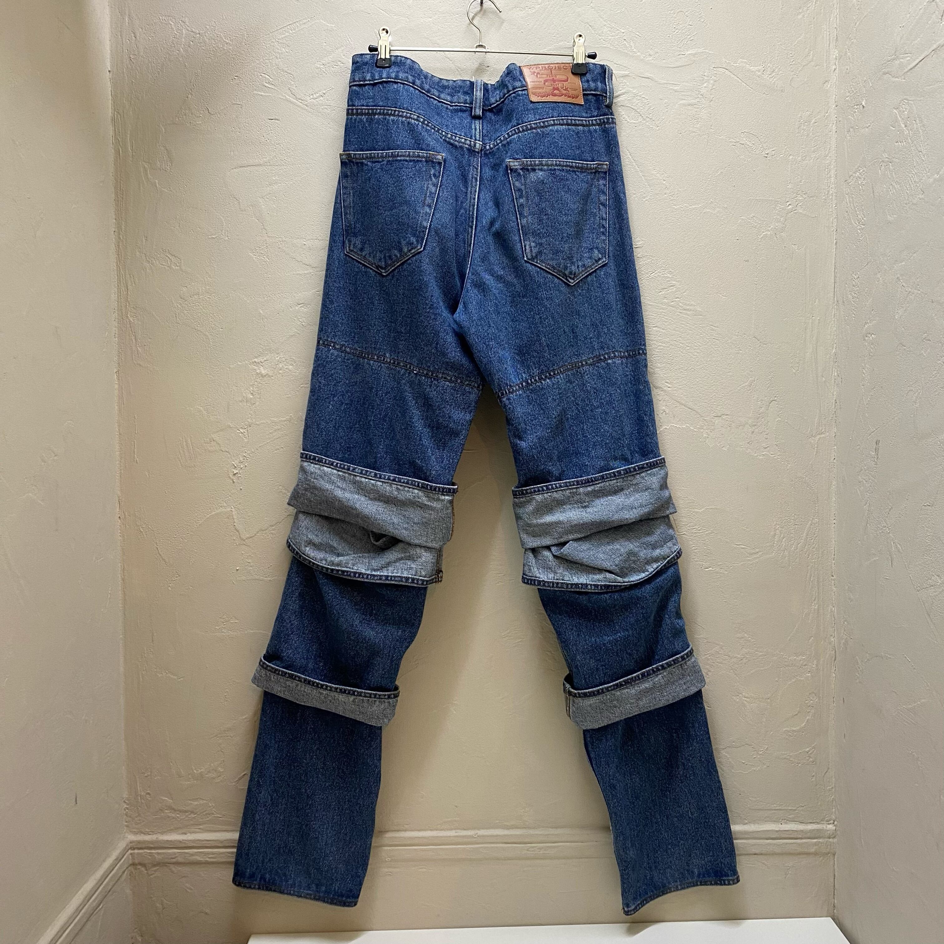 Y/PROJECT ワイ プロジェクト Evergreen Multi Cuff jeans マルチカフ 
