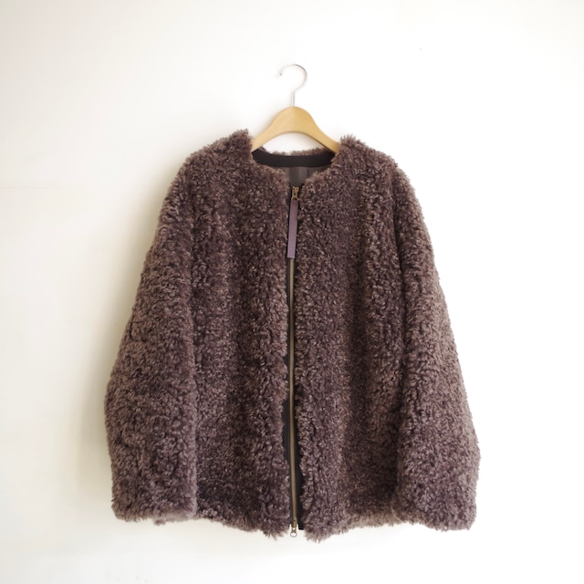 SIWALY  Eco-fur Zip Jacket