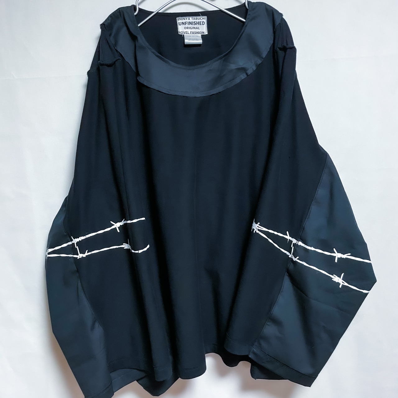 UNFINISHED有刺鉄線ビッグシルエットワイドロンT