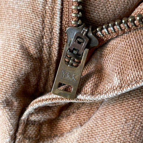 20s ブラウン ダブルニー カーハート Carhartt 32×34 詳細写真8