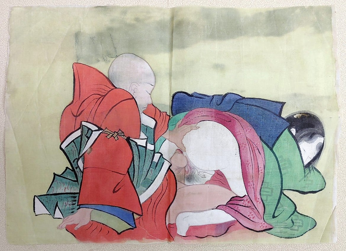 浮世絵・春画・絹本・No.210507-08・梱包サイズ60 | リサイクル
