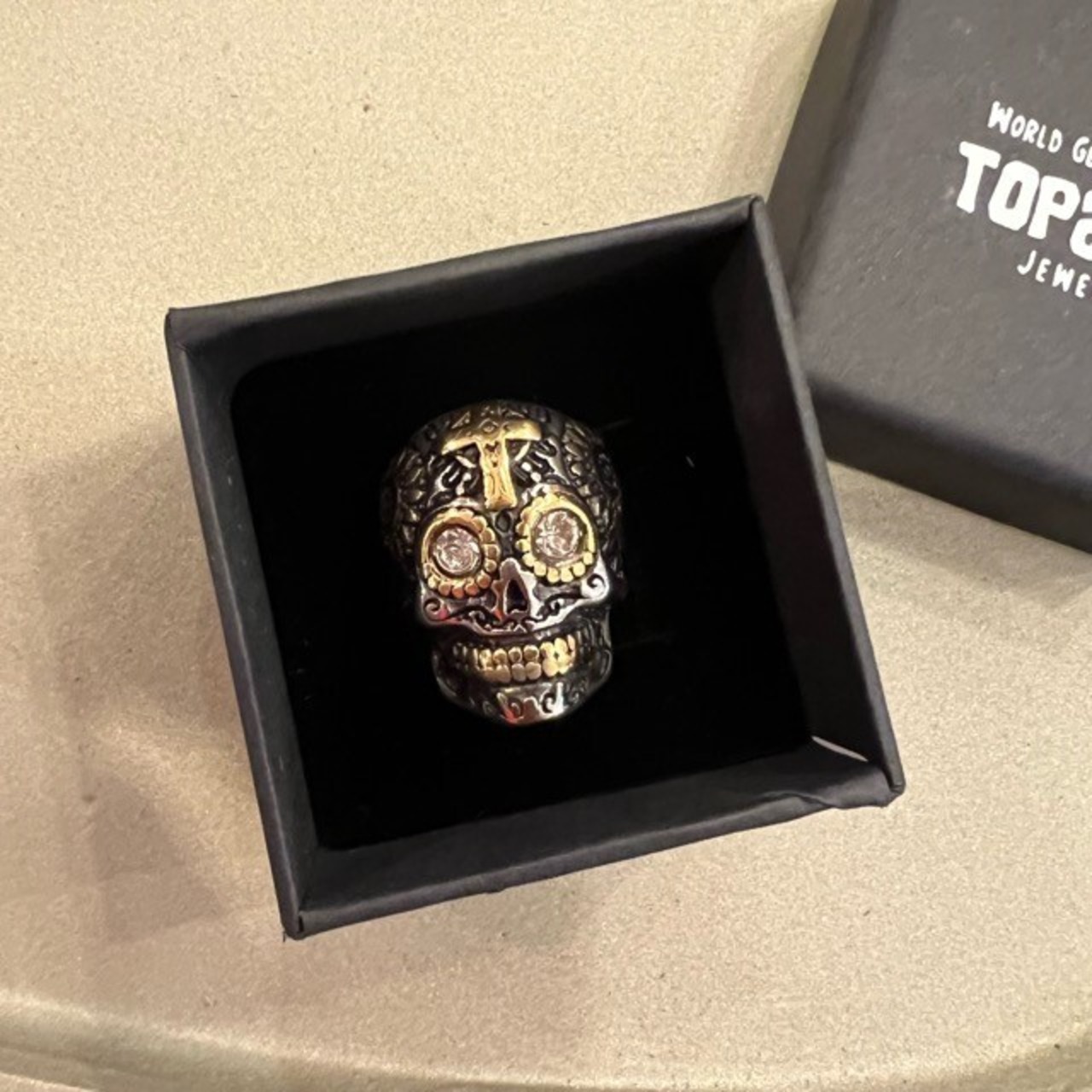 TOPANGA Jewelry Cross Skull Ring　Size 14 1７ 19 22 23  クロススカルリング　指輪　リング　クロス　スカル　骸骨