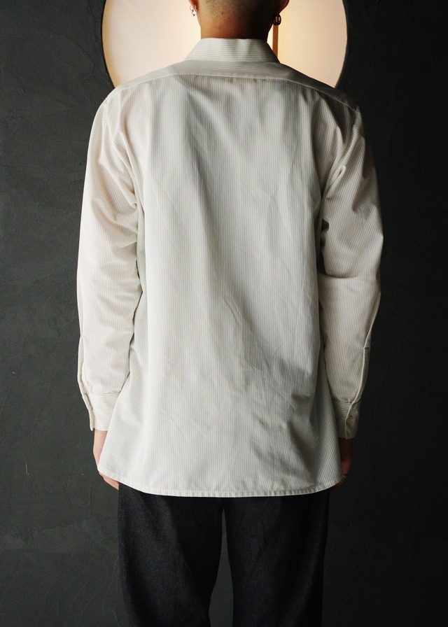 60-70’s Euro vintage regular collar boxy shirt