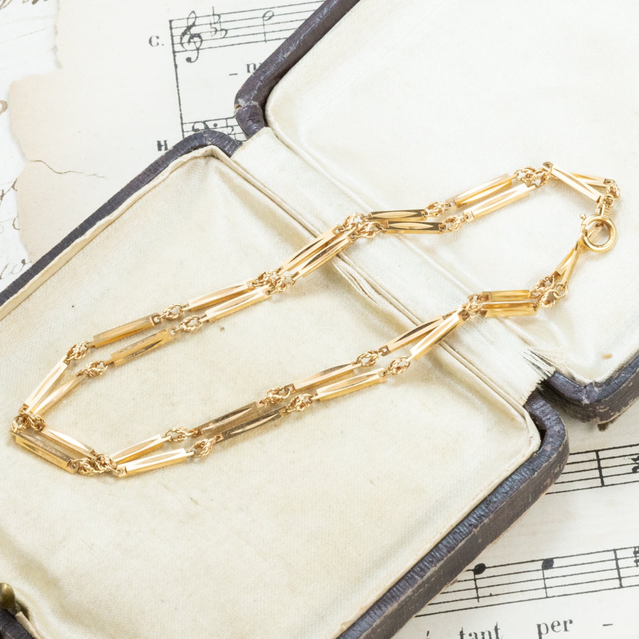 日本の作品】昭和レトロ ヴィンテージジュエリー キリコ 切子 カット