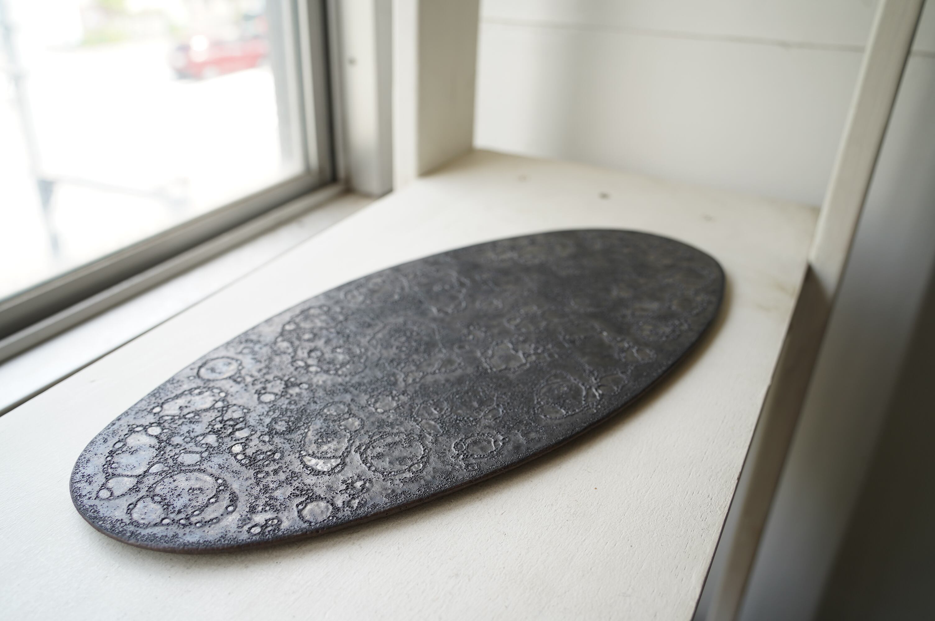 moon plate 楕円(幅32cm) 山下寛兼 4
