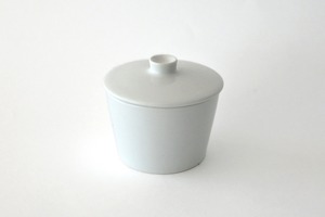 vintage ARABIA KILTA suger pot with lid white  /  ヴィンテージ アラビア キルタ 蓋付きシュガーポット ホワイト