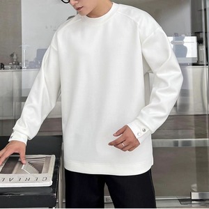 袖2スナップロングTシャツ　1215