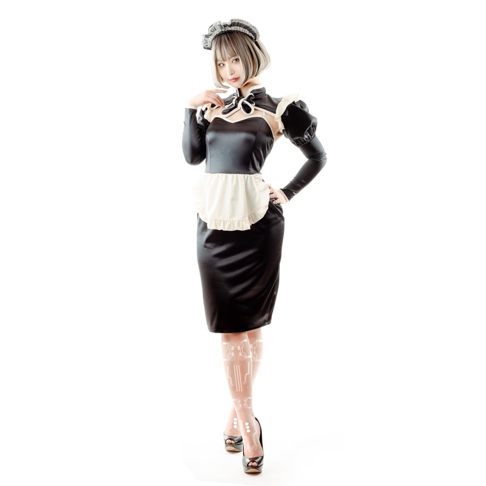 サイバーメイド服セット ロングタイトスカート | EMUPROJECT powered by BASE