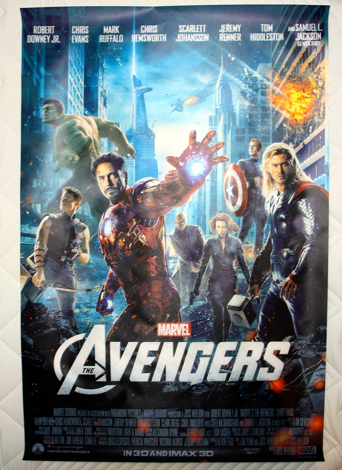 アベンジャーズ １作目 ポスター アイアンマン キャプテンアメリカ