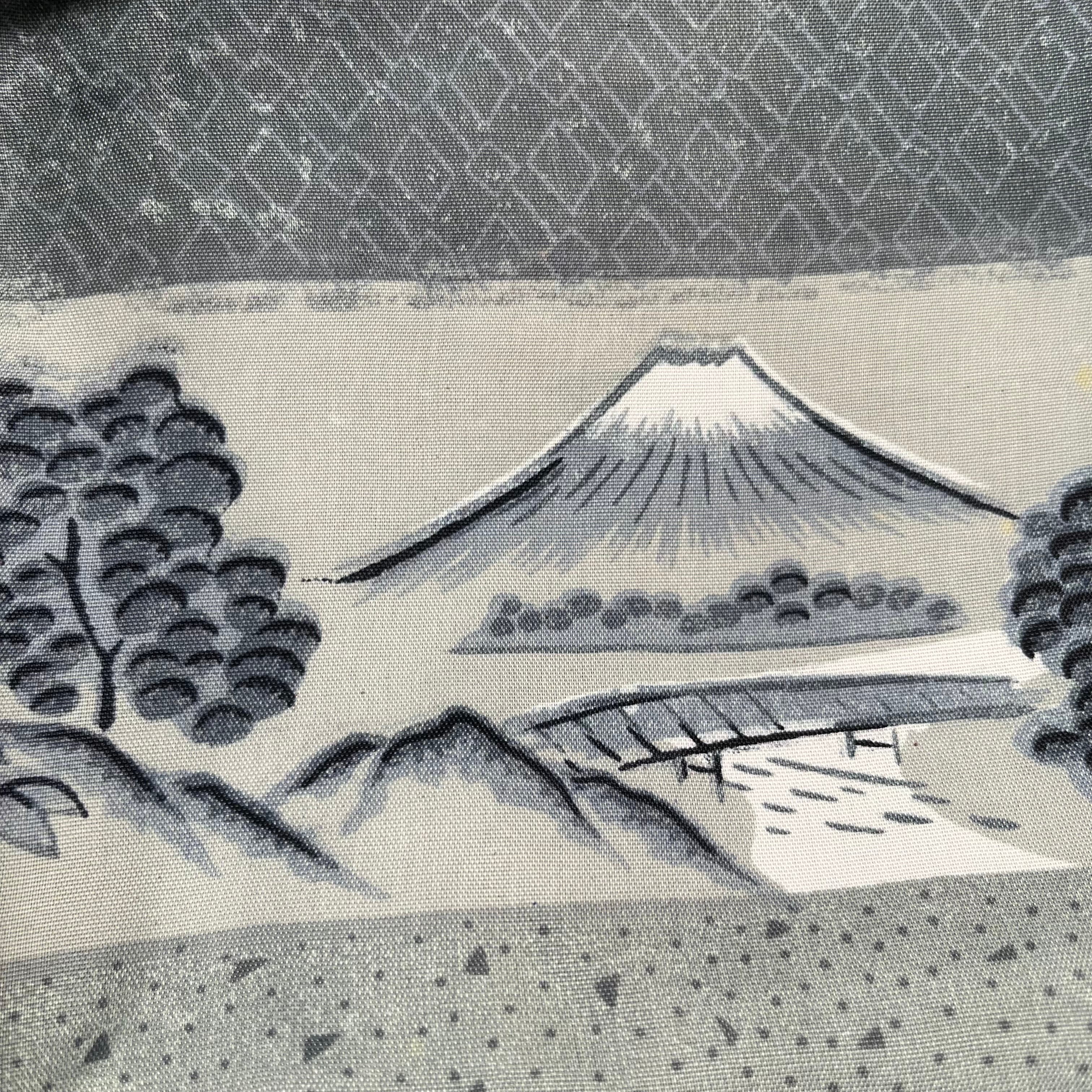 vintage 羽織 mountain Fuji 着物