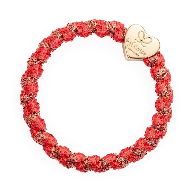 Woven Gold Heart Savannah Red_W-1-104