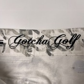GOTCHA GOLF ガッチャゴルフ 総柄 ストレッチ スラックスパンツ XL/ホワイト