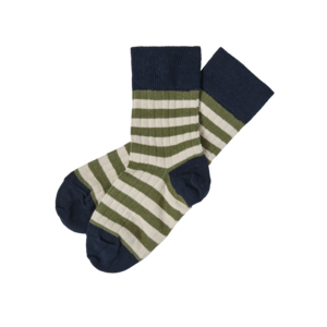 即納《 FUB 》cotton socks / DARK NAVY - OLIVE / コットンソックス / 靴下 / ファブ
