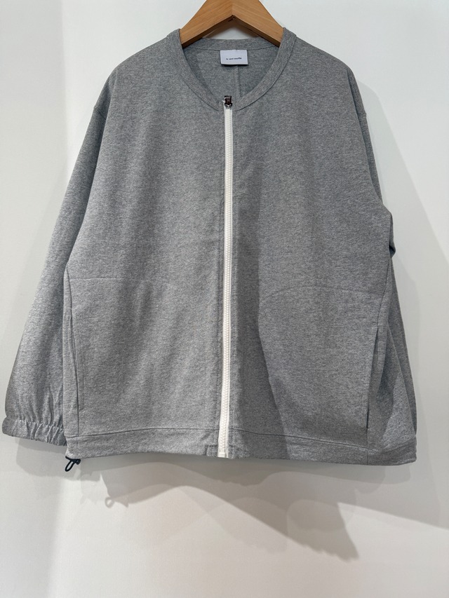 le vent souffle/ジップカーディガン　　　　グレー