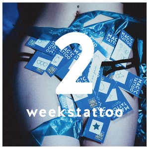 No.222_Vertical sparkles /2週間肌を染める MAG!C TATTOO,マジックタトゥー,消えるタトゥー,ジャグアタトゥー