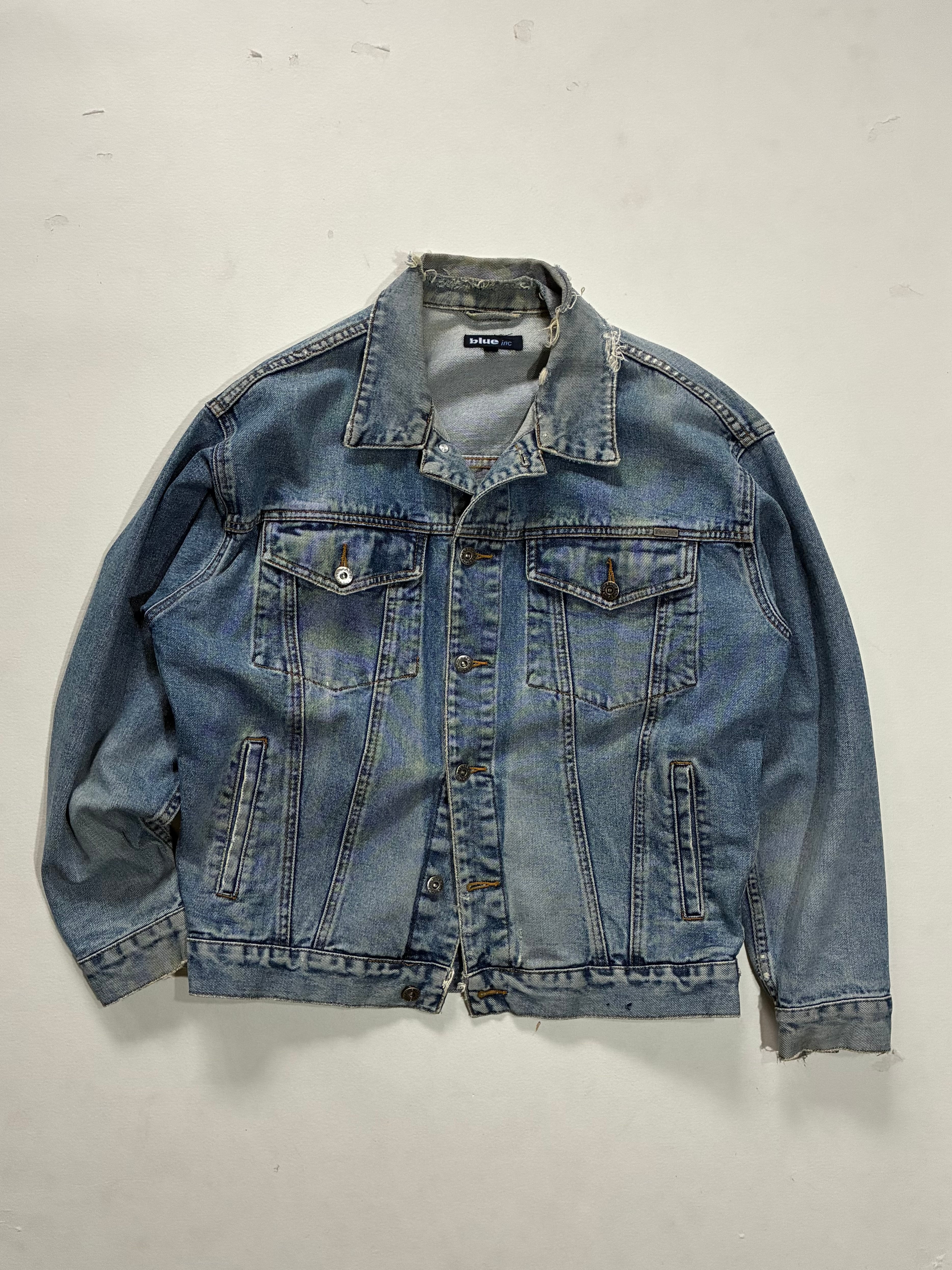 90s Levi's 70507/Denim Jacket/USA製/L/デニムジャケット/ボタン裏527