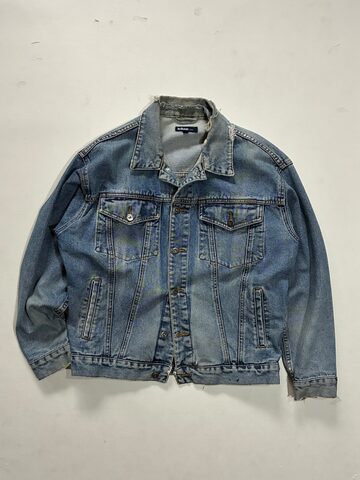 60年代 ELY エリー USA製 デニムジャケット メンズM相当 古着 Gジャン 