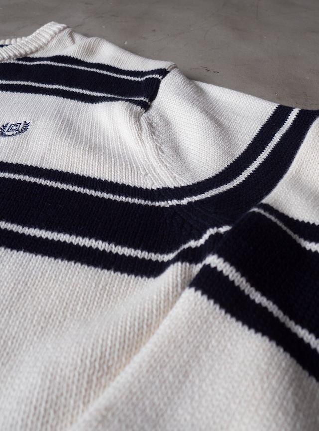 "CHAPS" used Cotton wide border knit