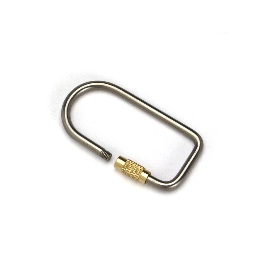 DETAIL】 Titanium Screw Lock Keyring 